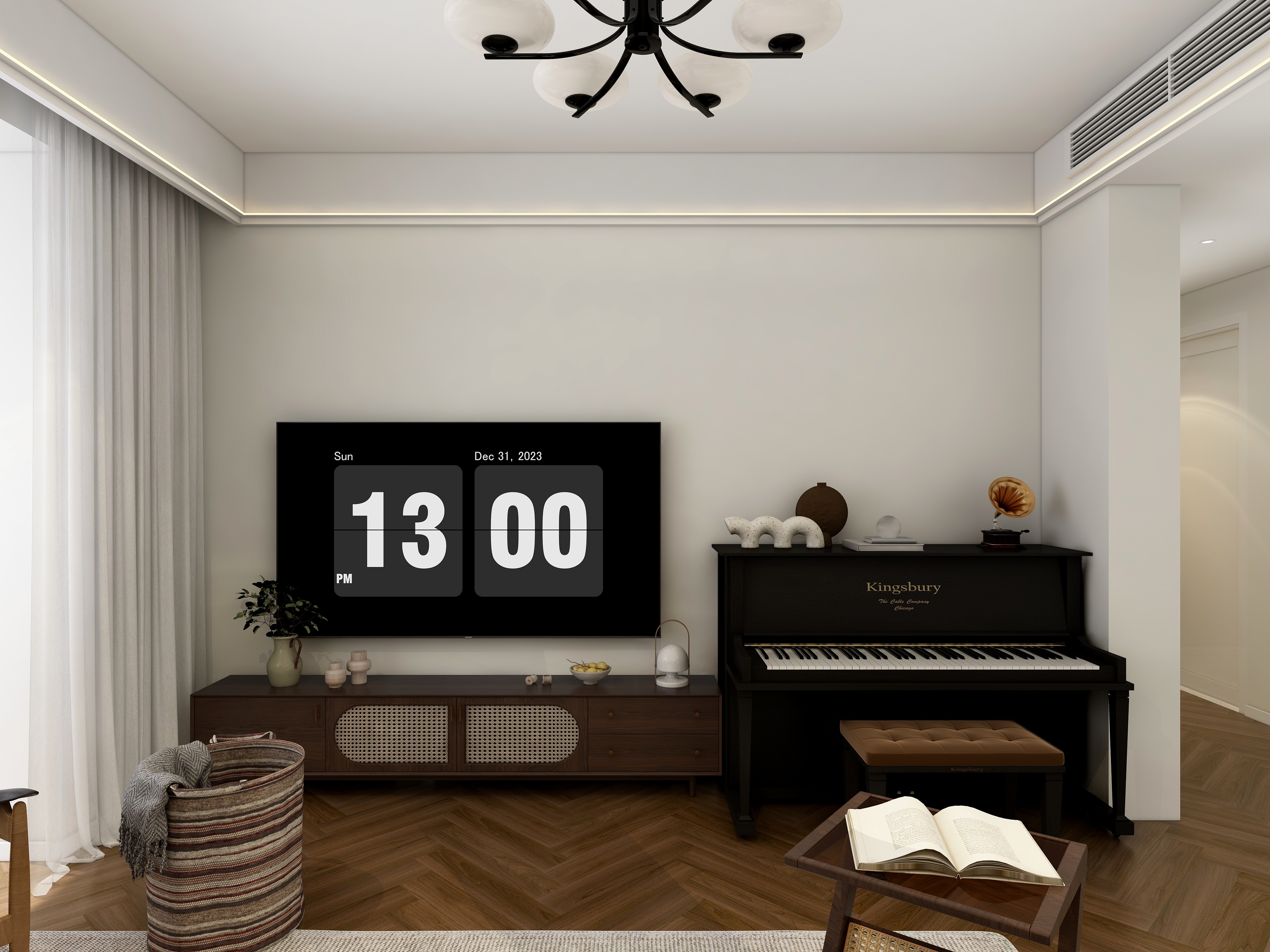 三部专用-112㎡2室装修效果图