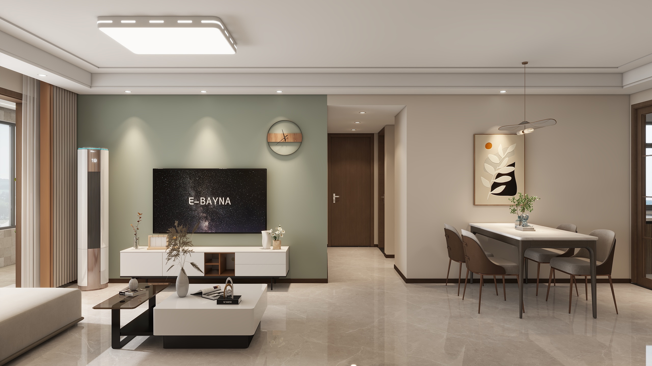 SAINT丶浩-太原旭辉江山110平米(3D)-装修设计方案