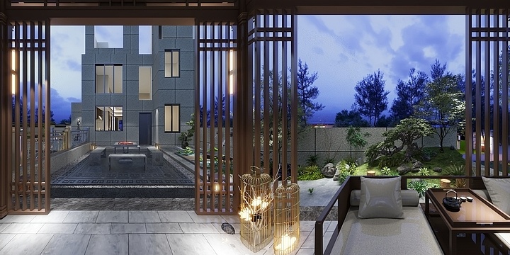 壹品江山-春山华苑  - 东方古韵 新中式-装修设计方案