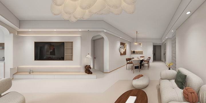 姜炎培-诺金央宸8栋407室103邝美女-装修设计方案