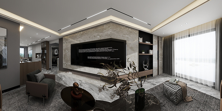 梦居营造工坊@姚美-新化《三室二厅》-装修设计方案