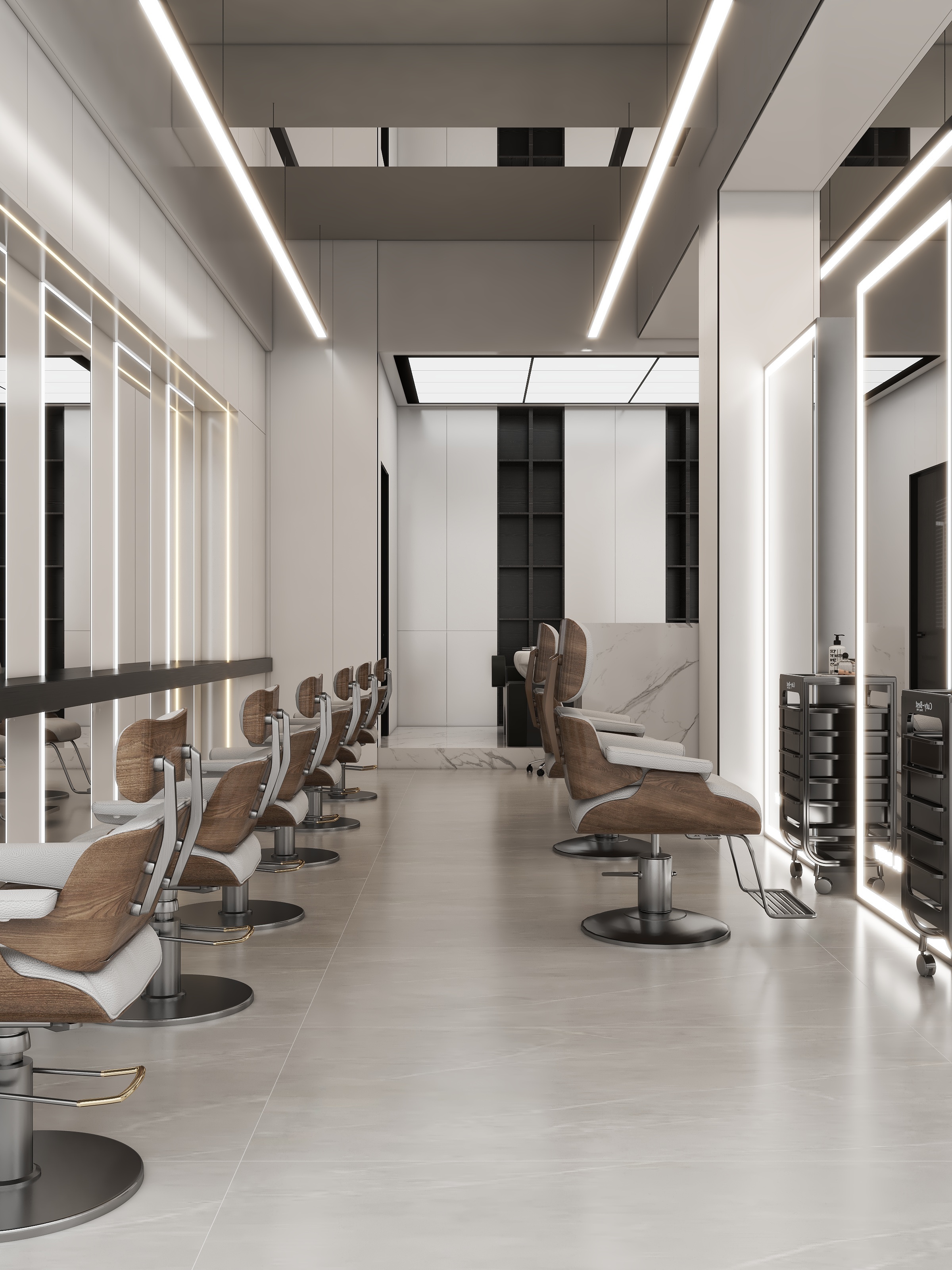 超级有范空间设计-理发店设计-装修设计方案