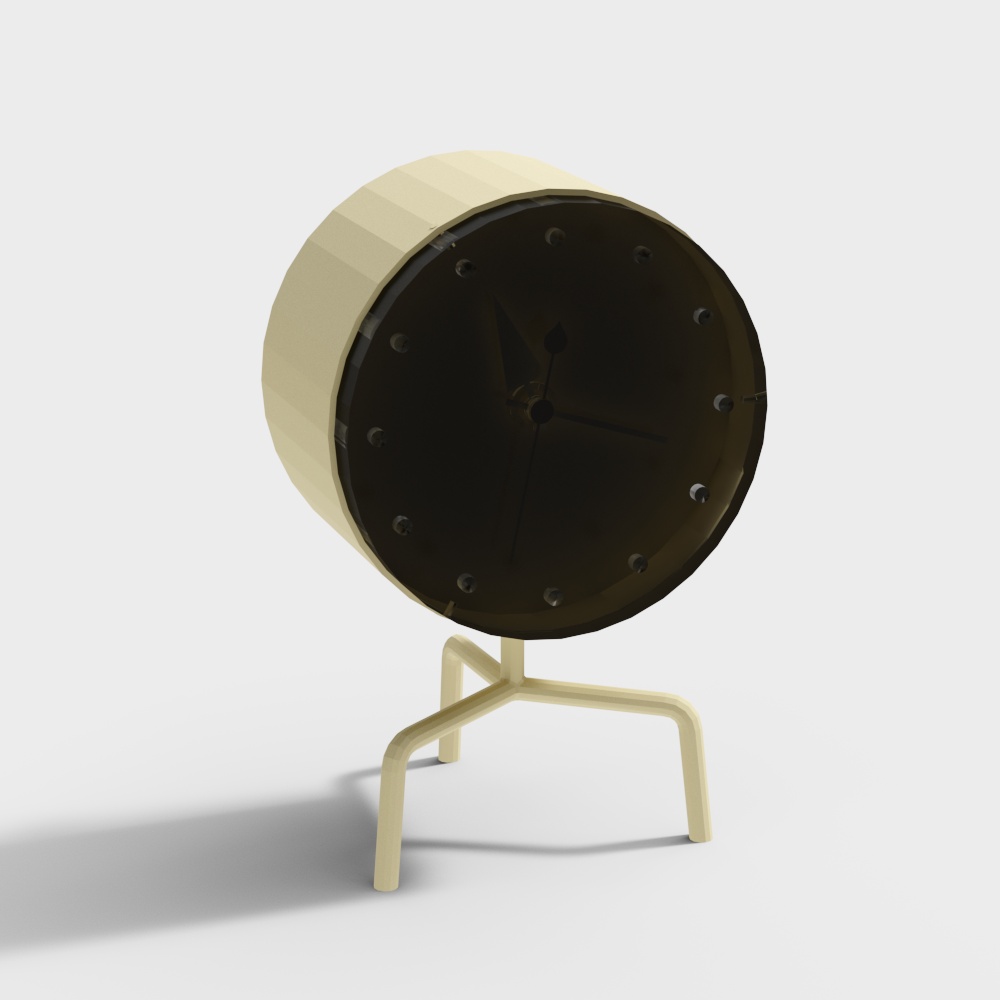 Vitra Desk_ClockTripod_Clock3D模型下载_其他3D模型下载_免费3Dmax模型库酷家乐
