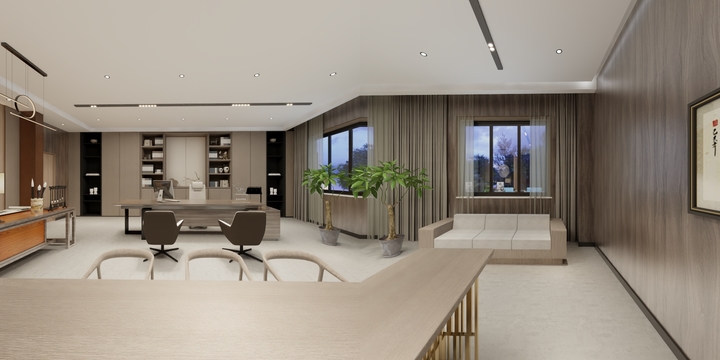 宇晨15648834628-禾然印象办公室-装修设计方案