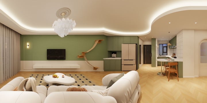 小凡同学w-硬装专业等级考核户型-副本-装修设计方案