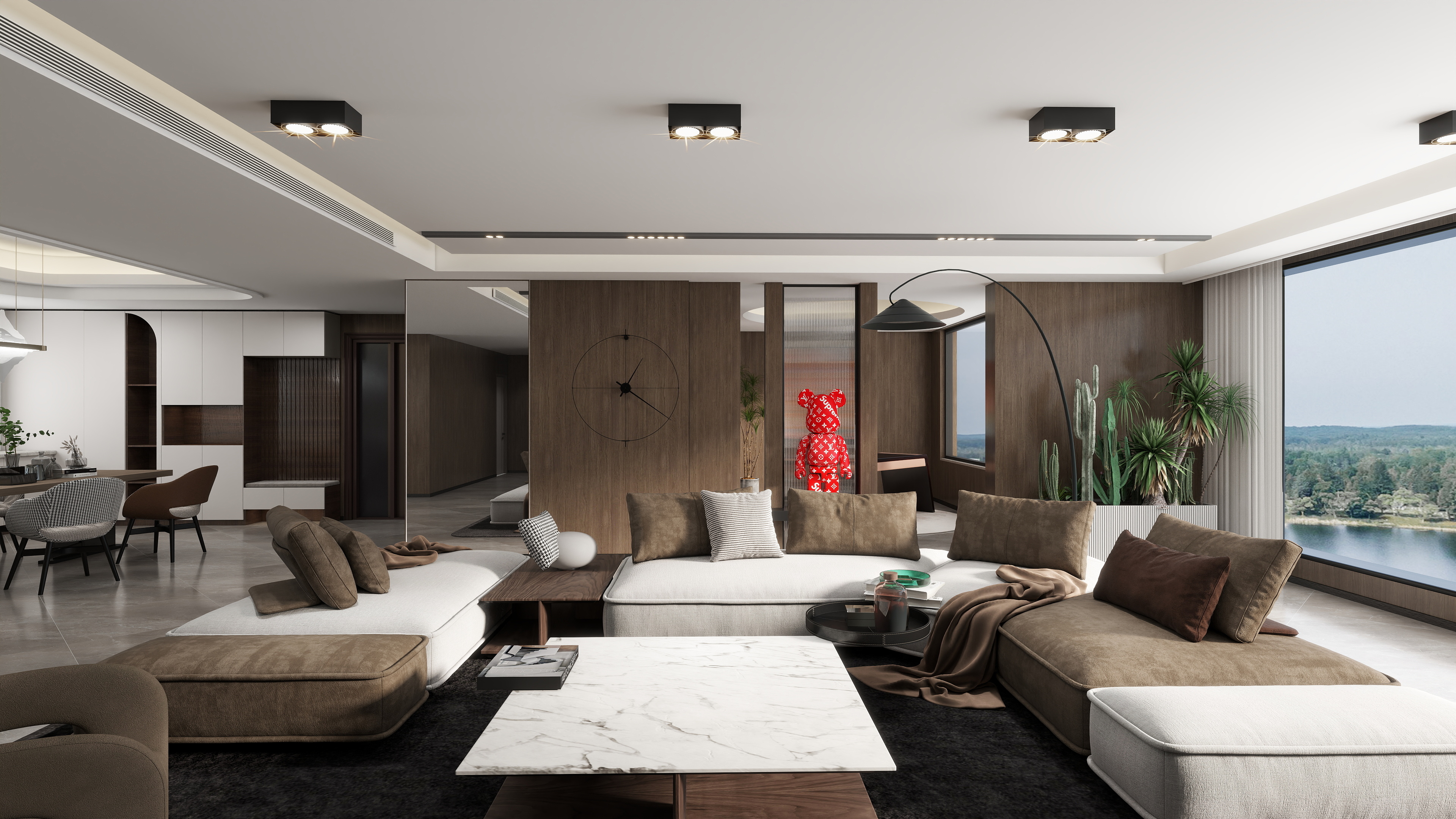 星河设计Carter-江南小镇意式简约风-装修设计方案