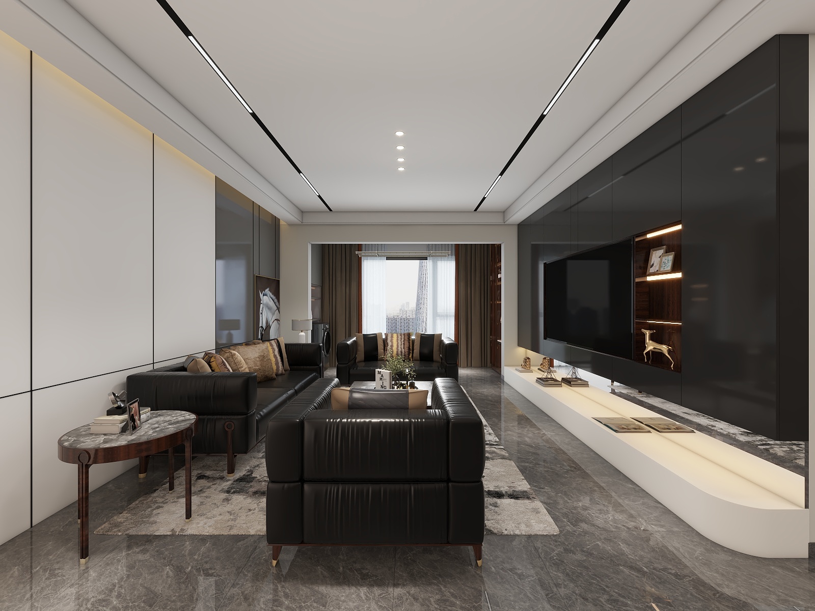 驰中装饰许工-111㎡3室装修效果图