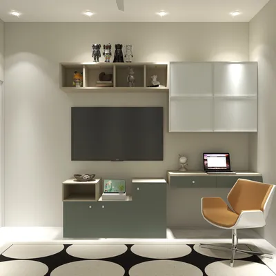Contemporary Green Study Nook