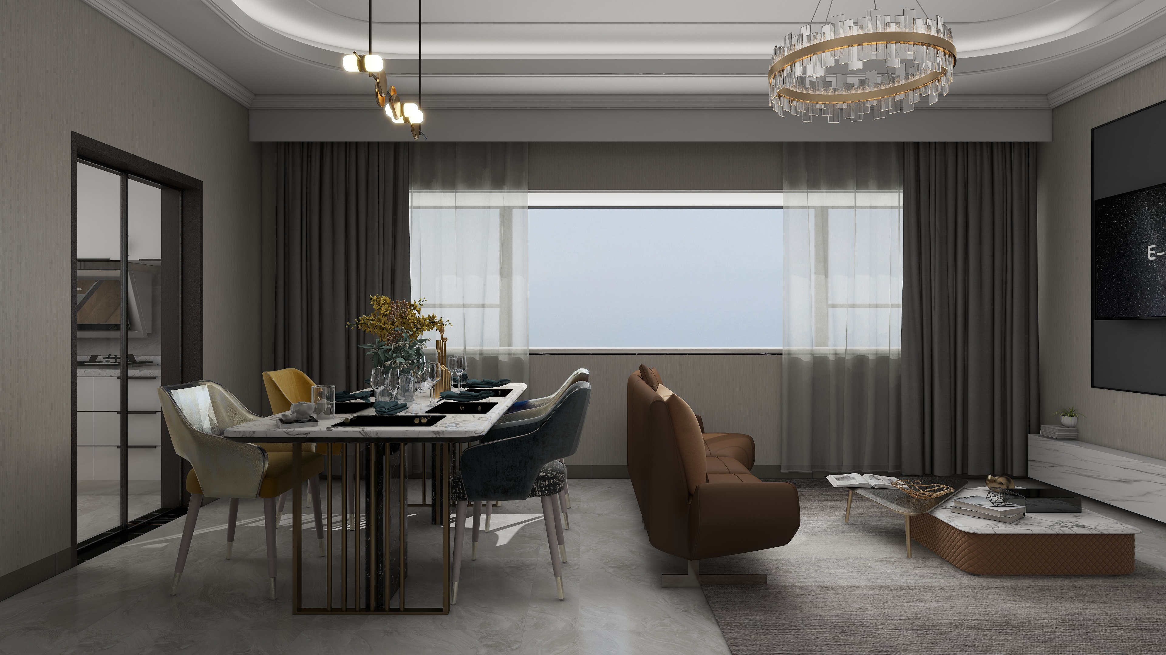 马德刚-广宇万科公园里108㎡3室-装修设计方案