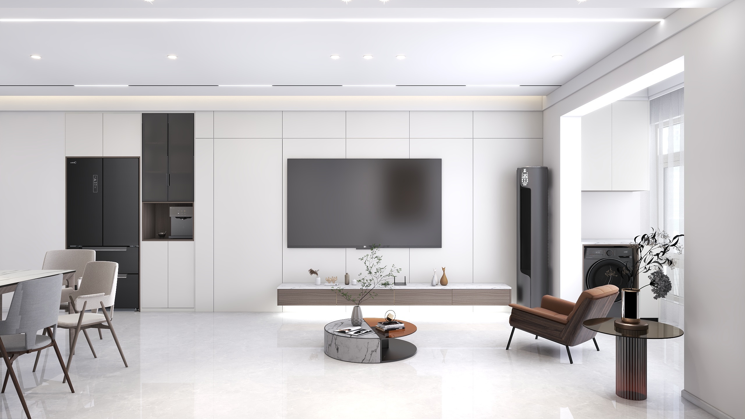 做设计的阿峰-集美常青-简约无主灯-装修设计方案