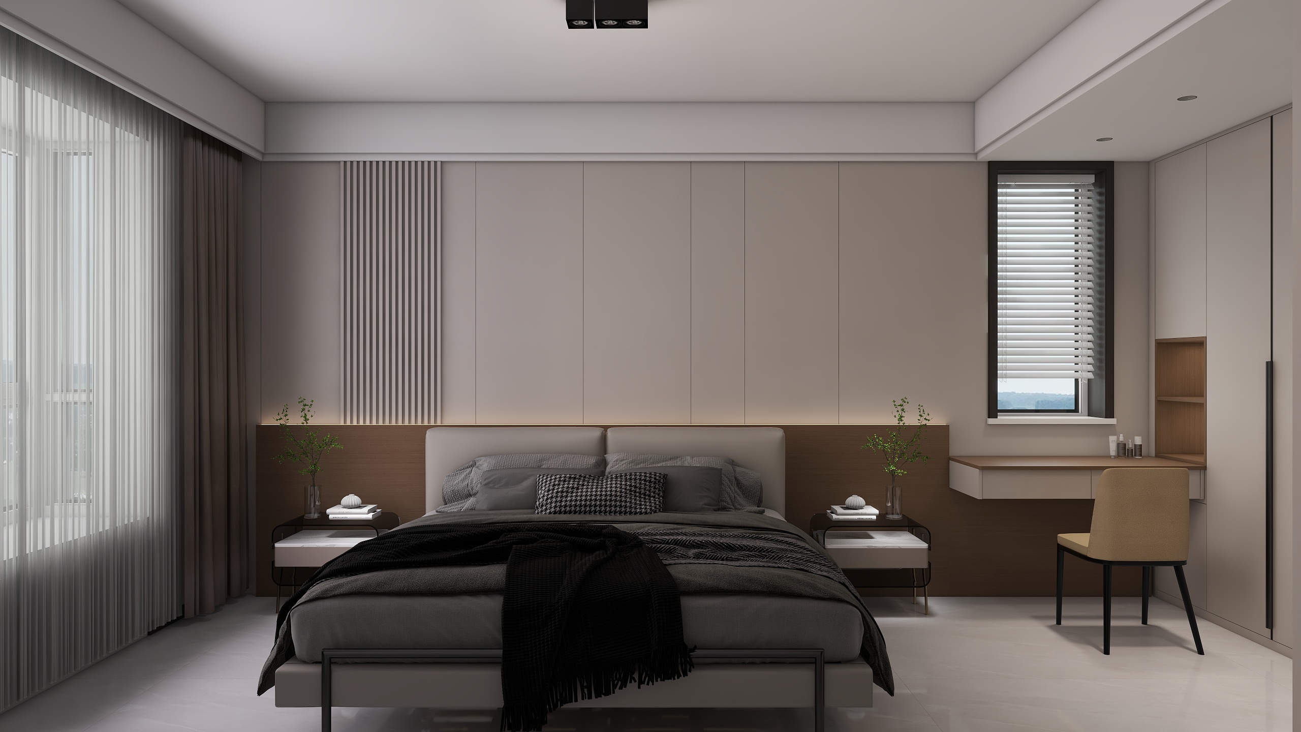 奇美全屋定制王强-朗润园126㎡3室-装修设计方案