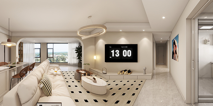 空间设计张黎-星坤118雅居-李姐-装修设计方案