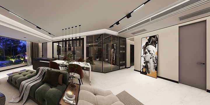 张君山-北大资源紫镜府安女士私宅设计-装修设计方案