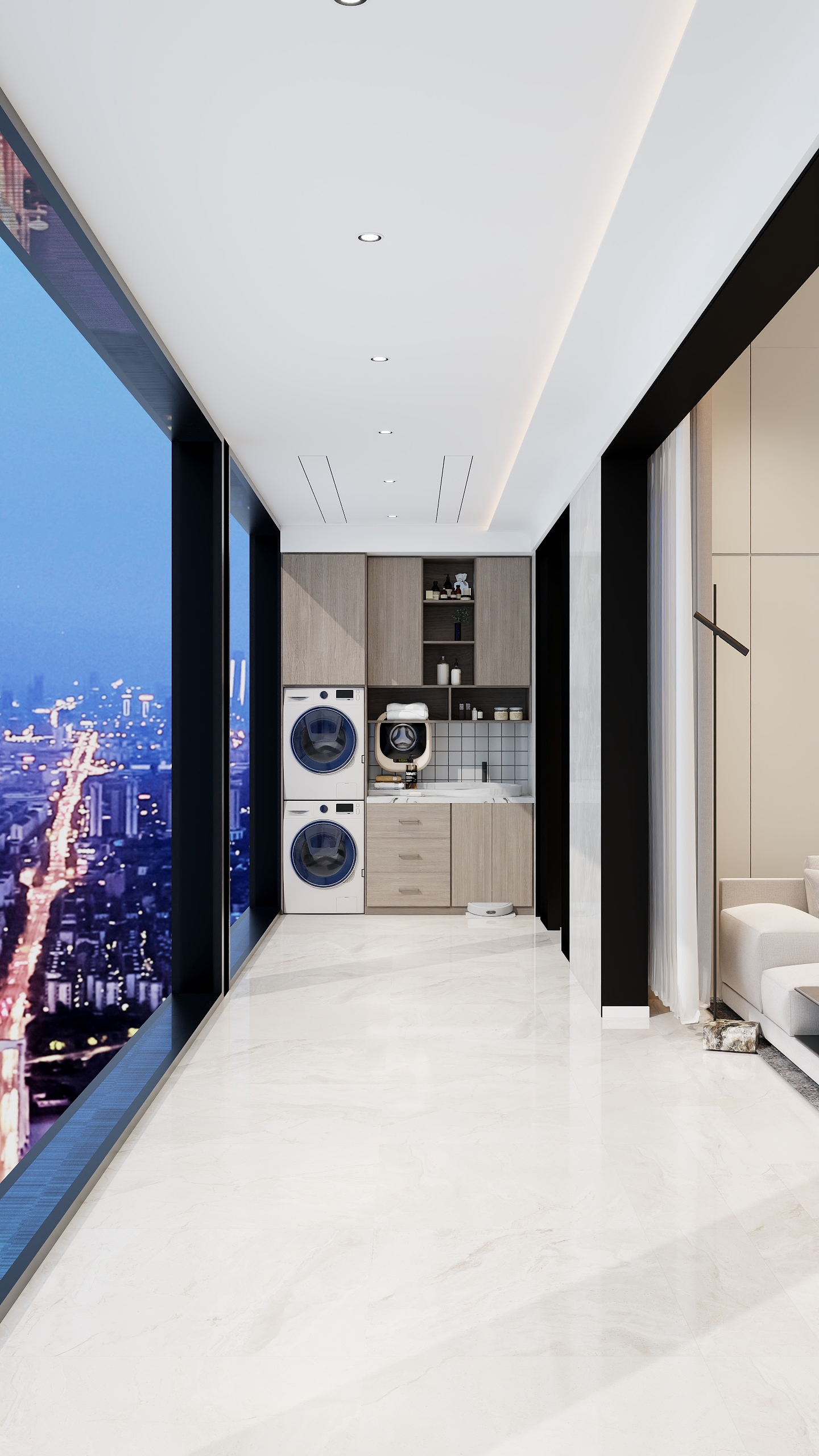 渭水设计-翡翠庄园10-2-901楼梯景观-副本-装修设计方案