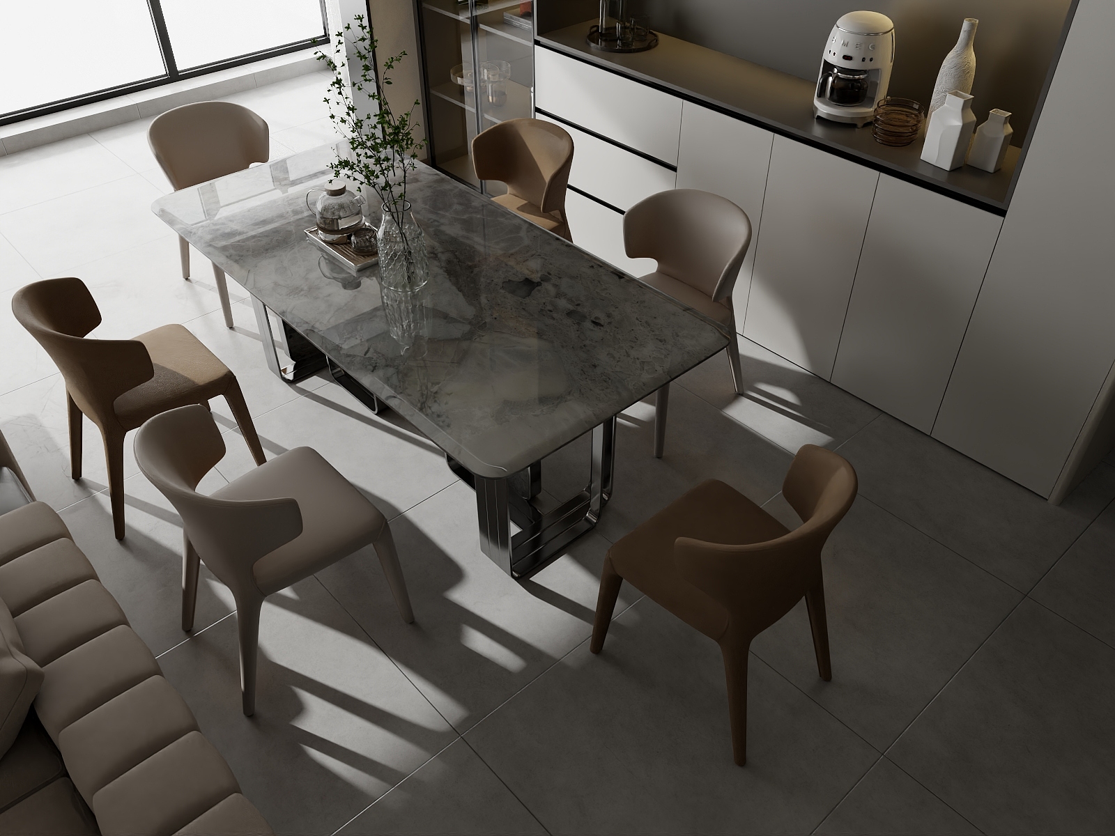 一个爱睡觉的懒虫-小区房131㎡4室装修效果图