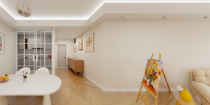 青岛伊诺馨城装饰工程有限公司-中欧滨江悦89二-装修设计方案