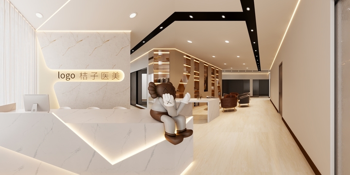 效果图制作33-桔子医美(1)-装修设计方案