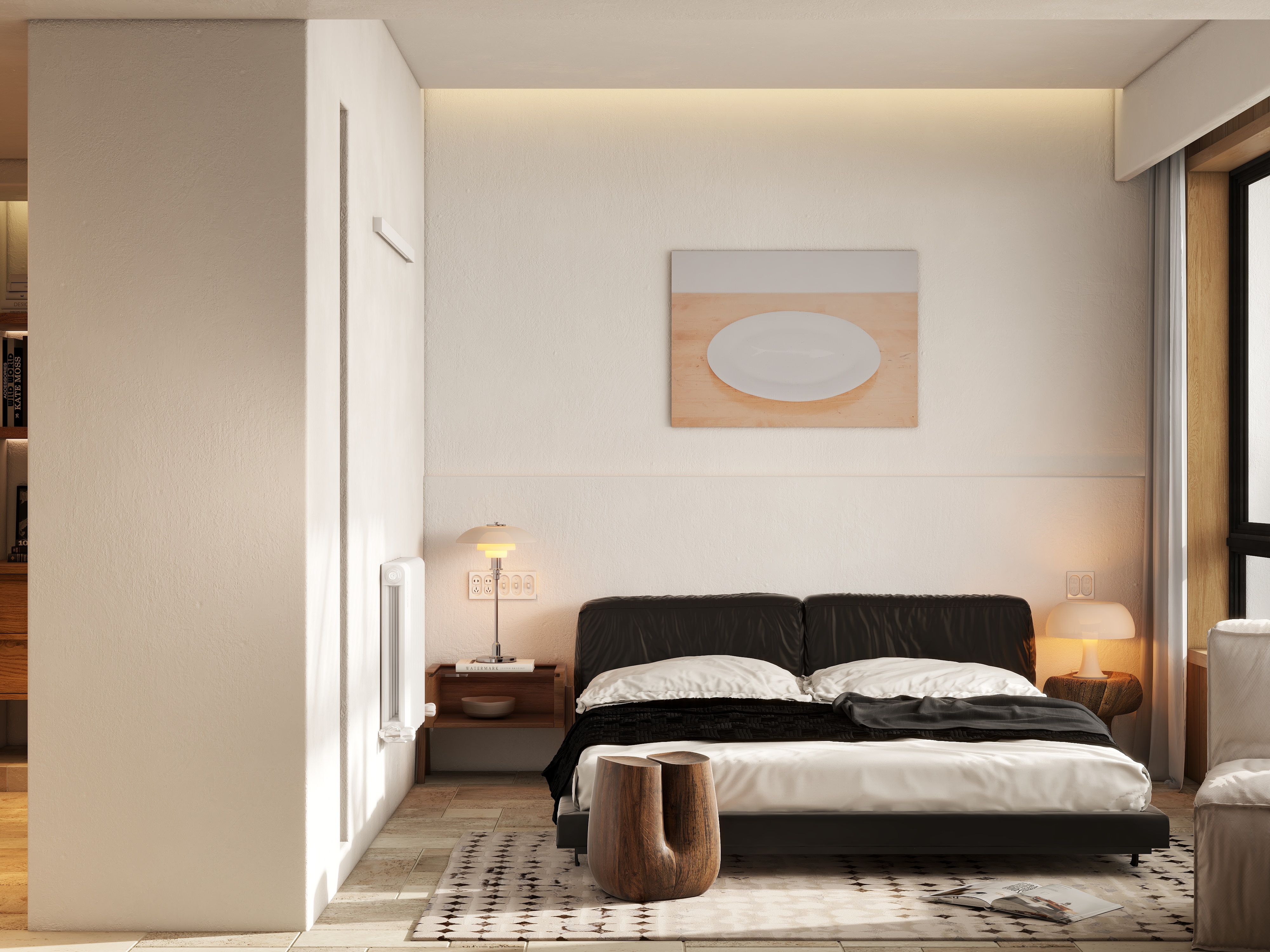 包包别-《自然主义》-成都新尚.尚院一层主卧装修效果图第1张