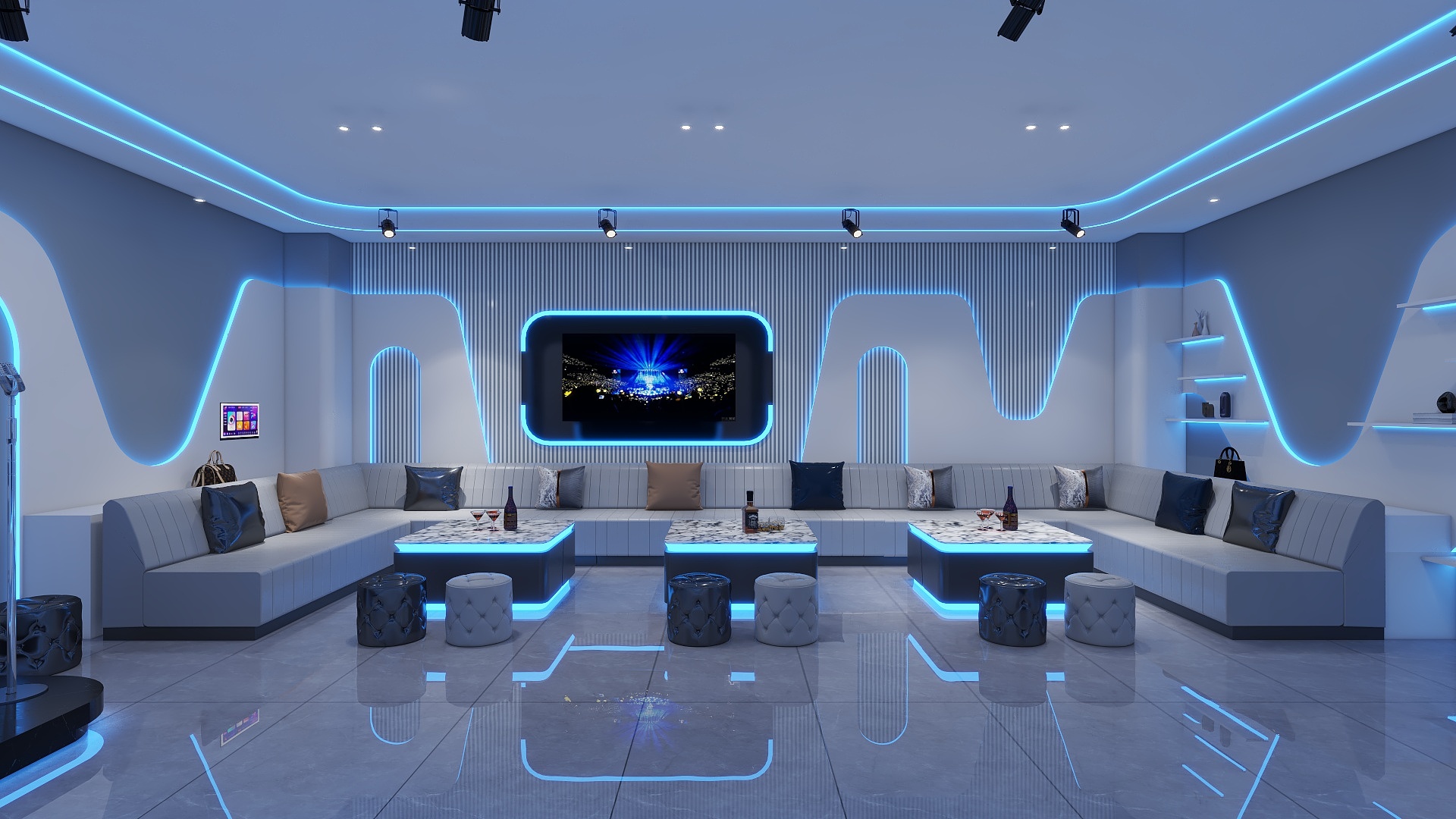 驰中装饰许工-商务KTV装修效果图