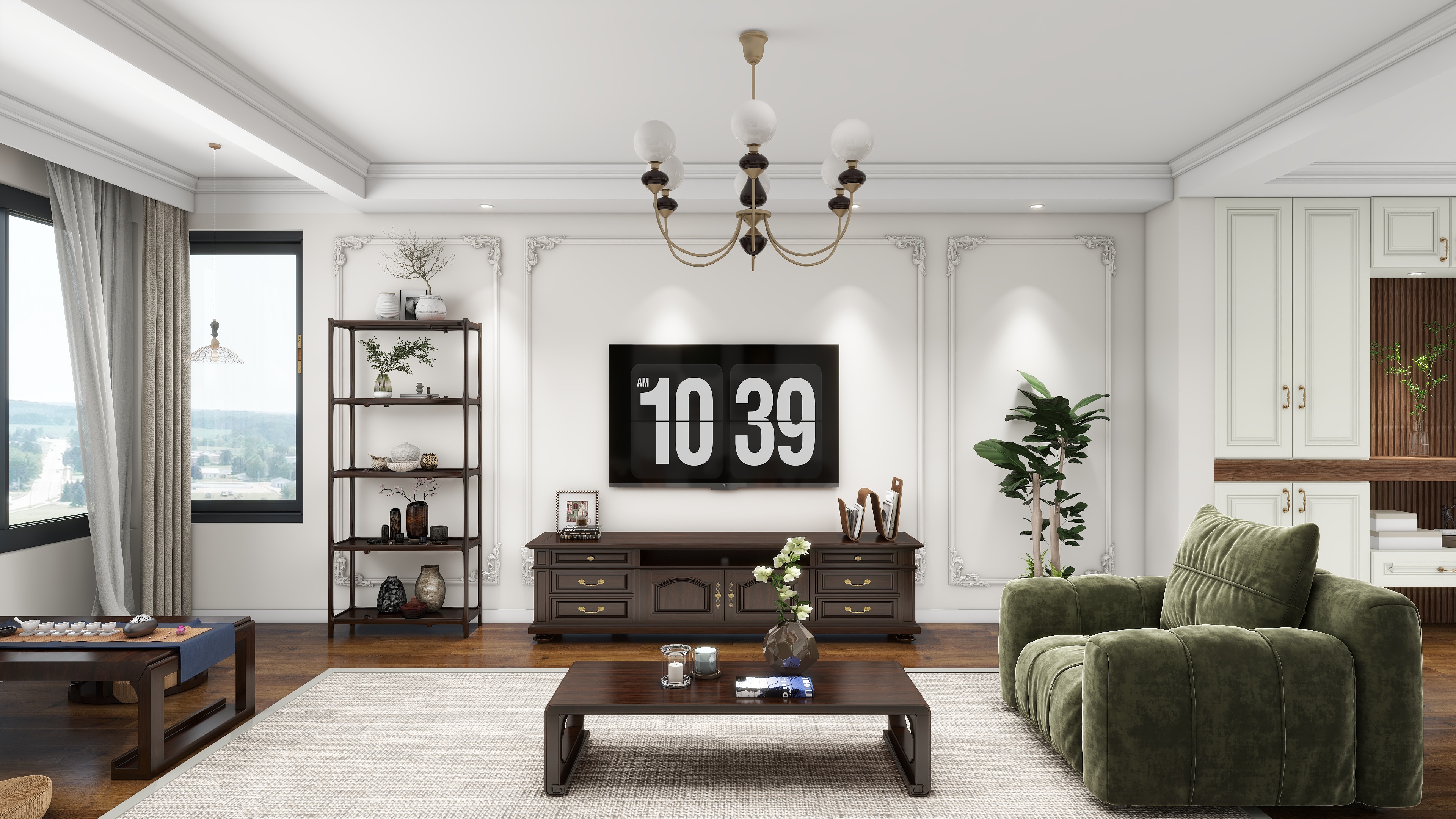 大柚子家-上林熙园143㎡3室-装修设计方案