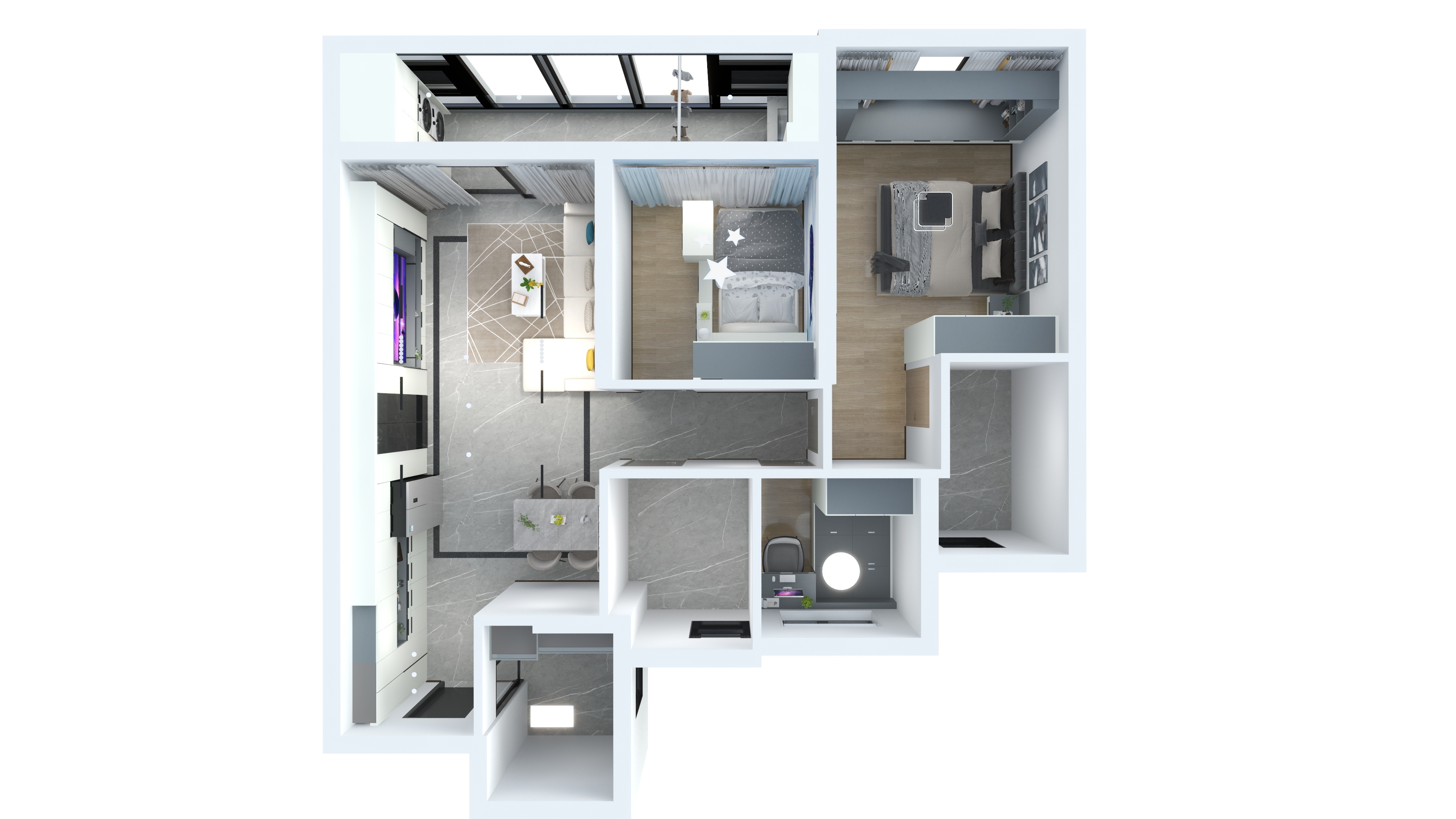 杭州十二划全案设计有限公司-未来云帆城-装修设计方案