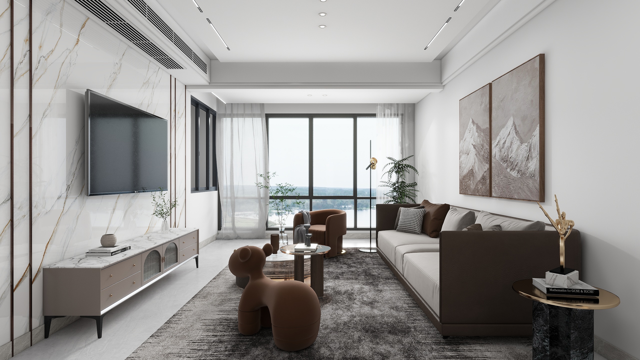 兔兔儿-西城首座二期跃层-装修设计方案