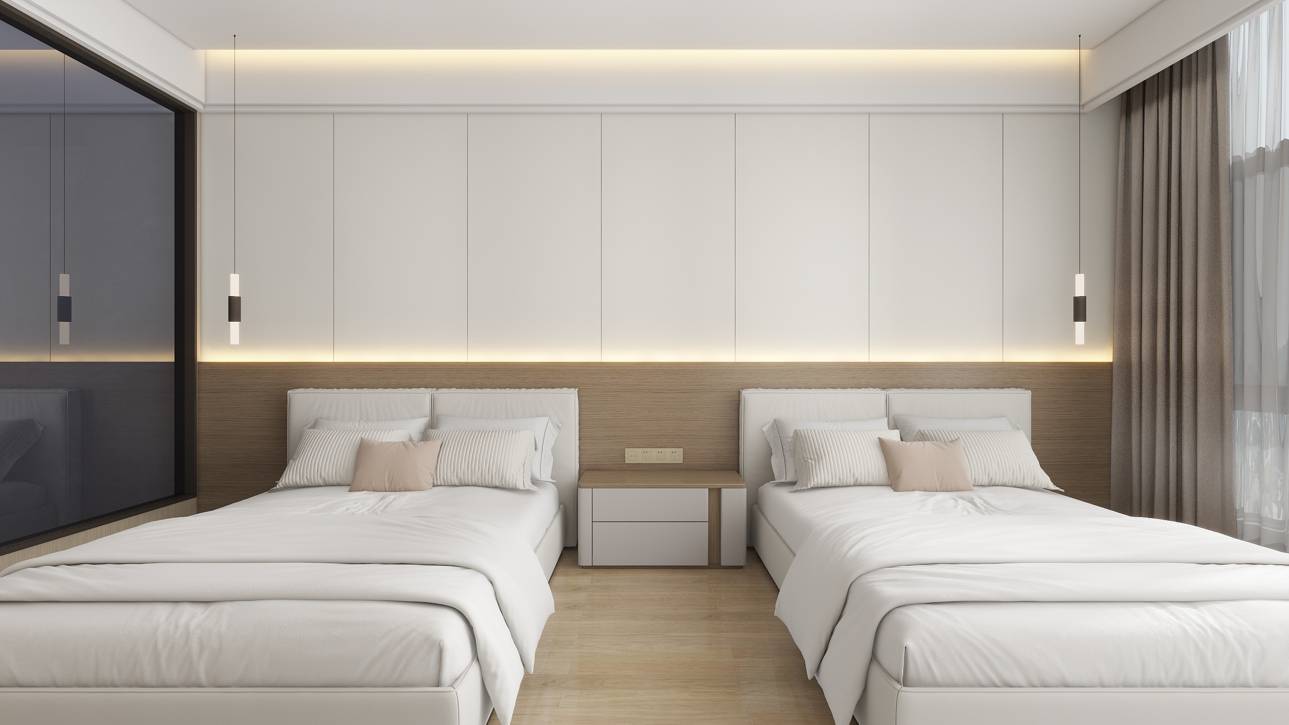 一介丨俗人-水江酒店--标间-装修设计方案