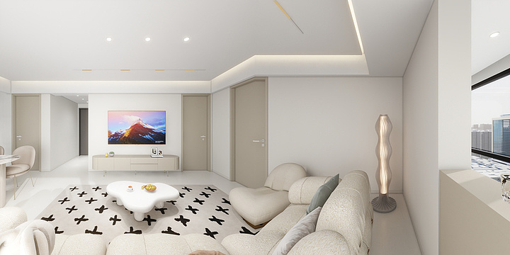 萤火虫全案设计公司-明月江南怡园1-2-1204-装修设计方案