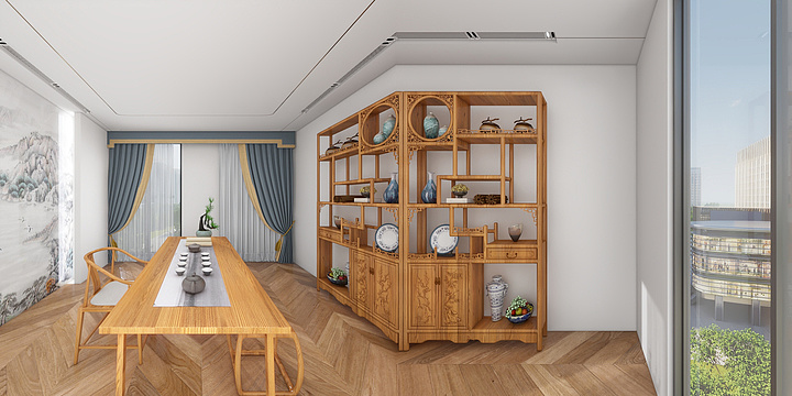 周强2025-三楼展厅-装修设计方案