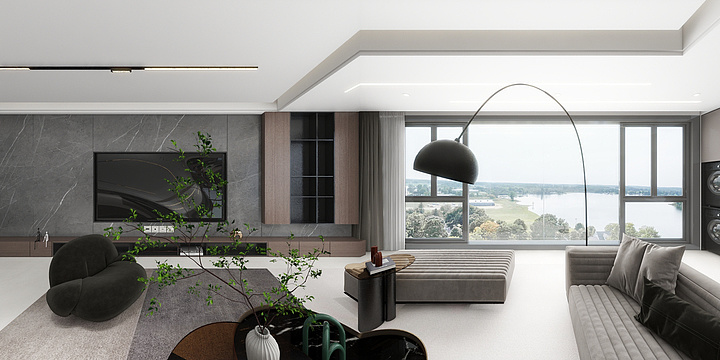 北京艺品鼎盛装饰1-江山赋8-901平面图-装修设计方案