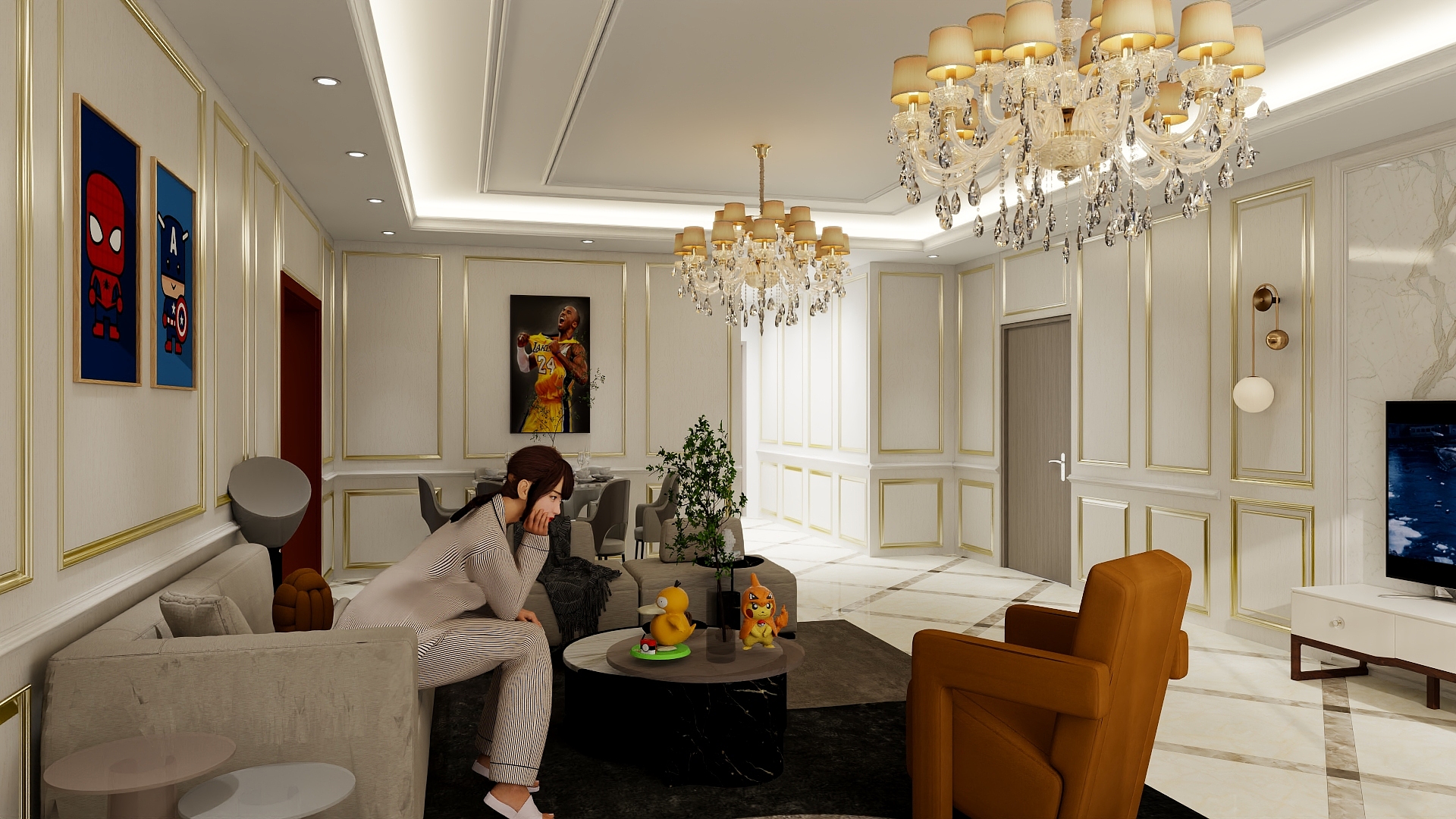 太上鸡皇-轻奢-装修设计方案