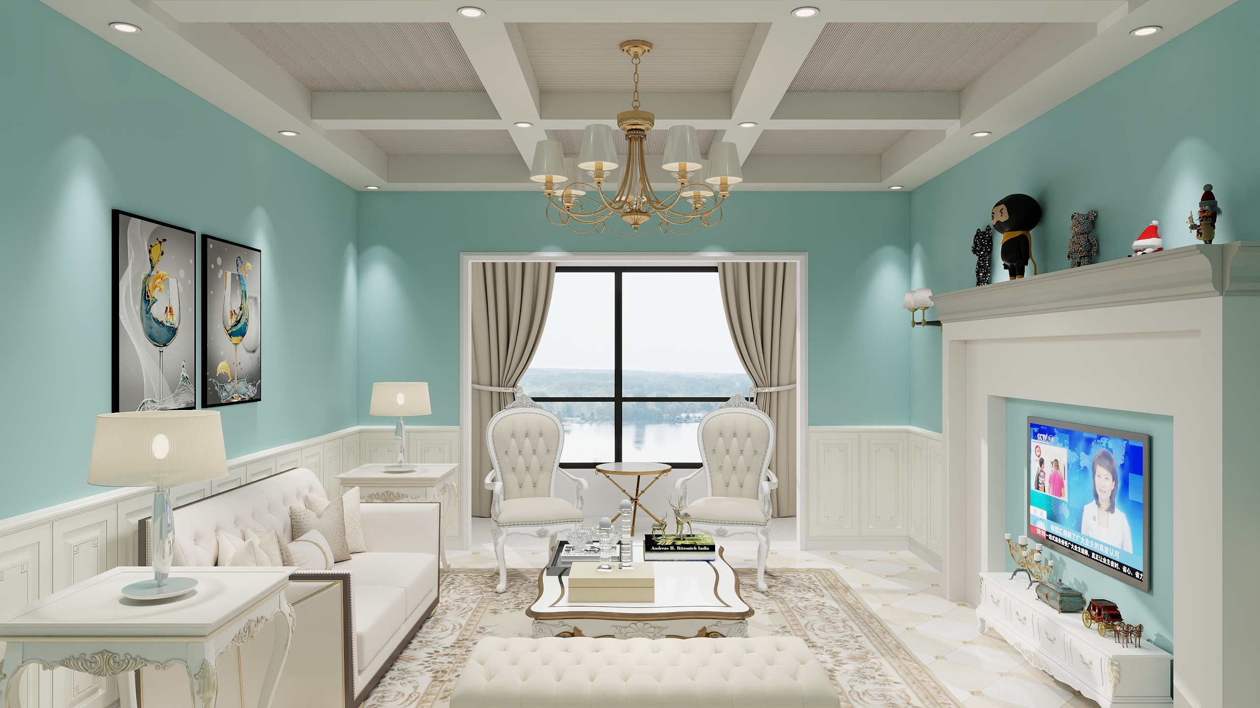 遇风而止-美式-装修设计方案