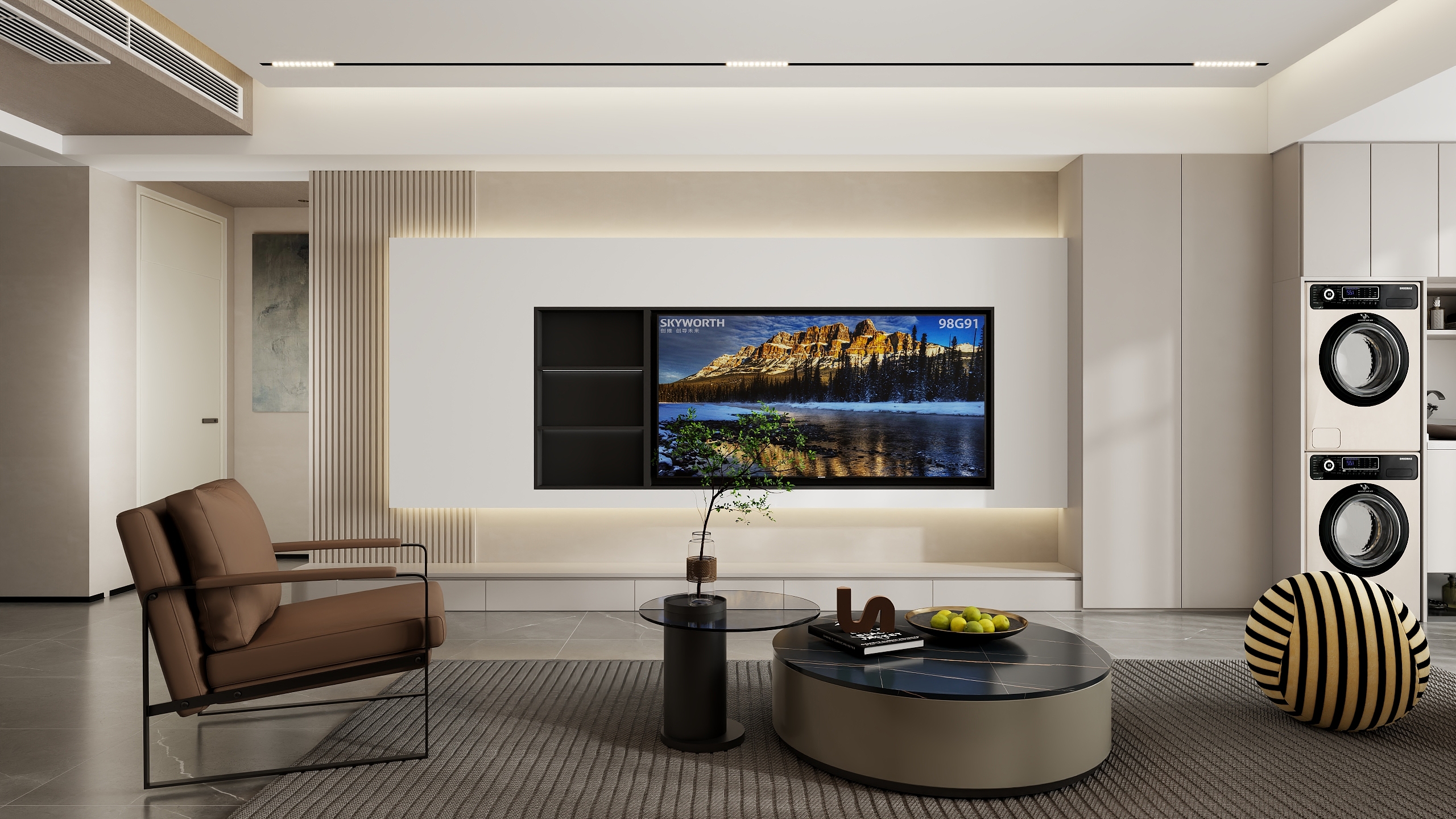 东廷-SPACE-太阳城三期轻奢简约-装修设计方案