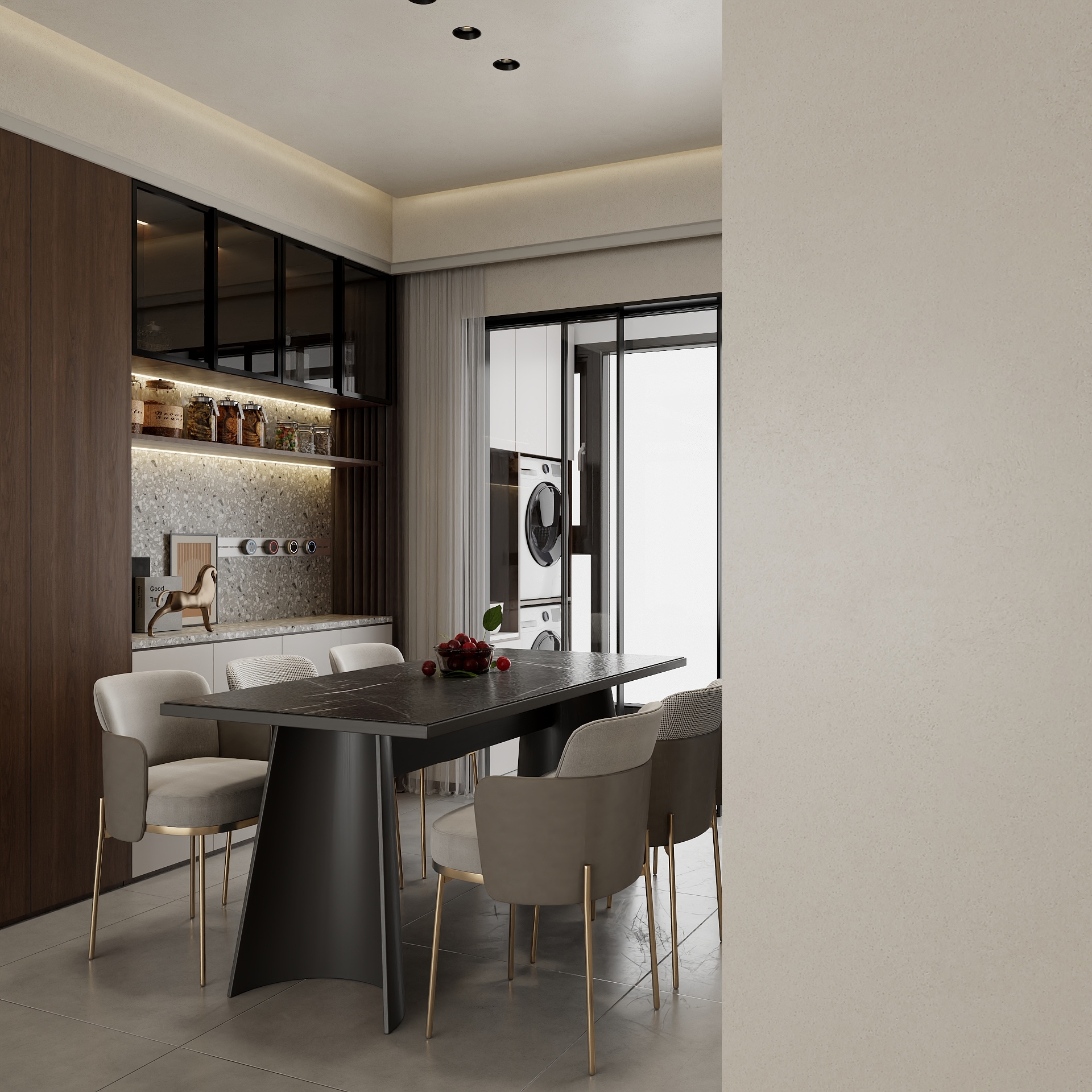 一个爱睡觉的懒虫-140㎡1室装修效果图