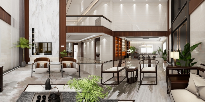 家禾设计丶-别墅项目 一楼-装修设计方案