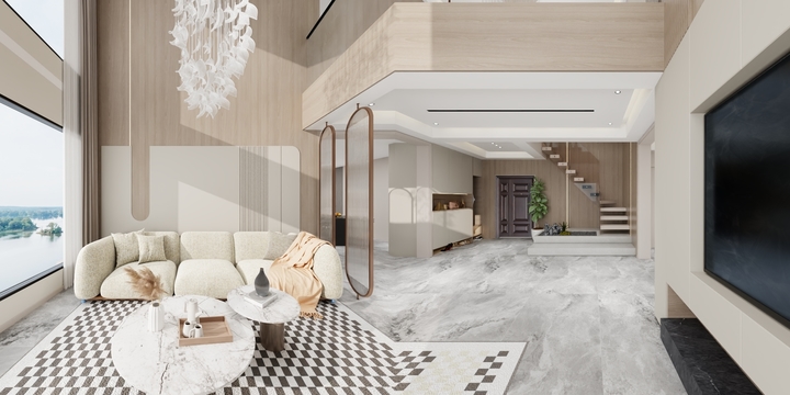 李贤设计-现代轻奢雅居-装修设计方案