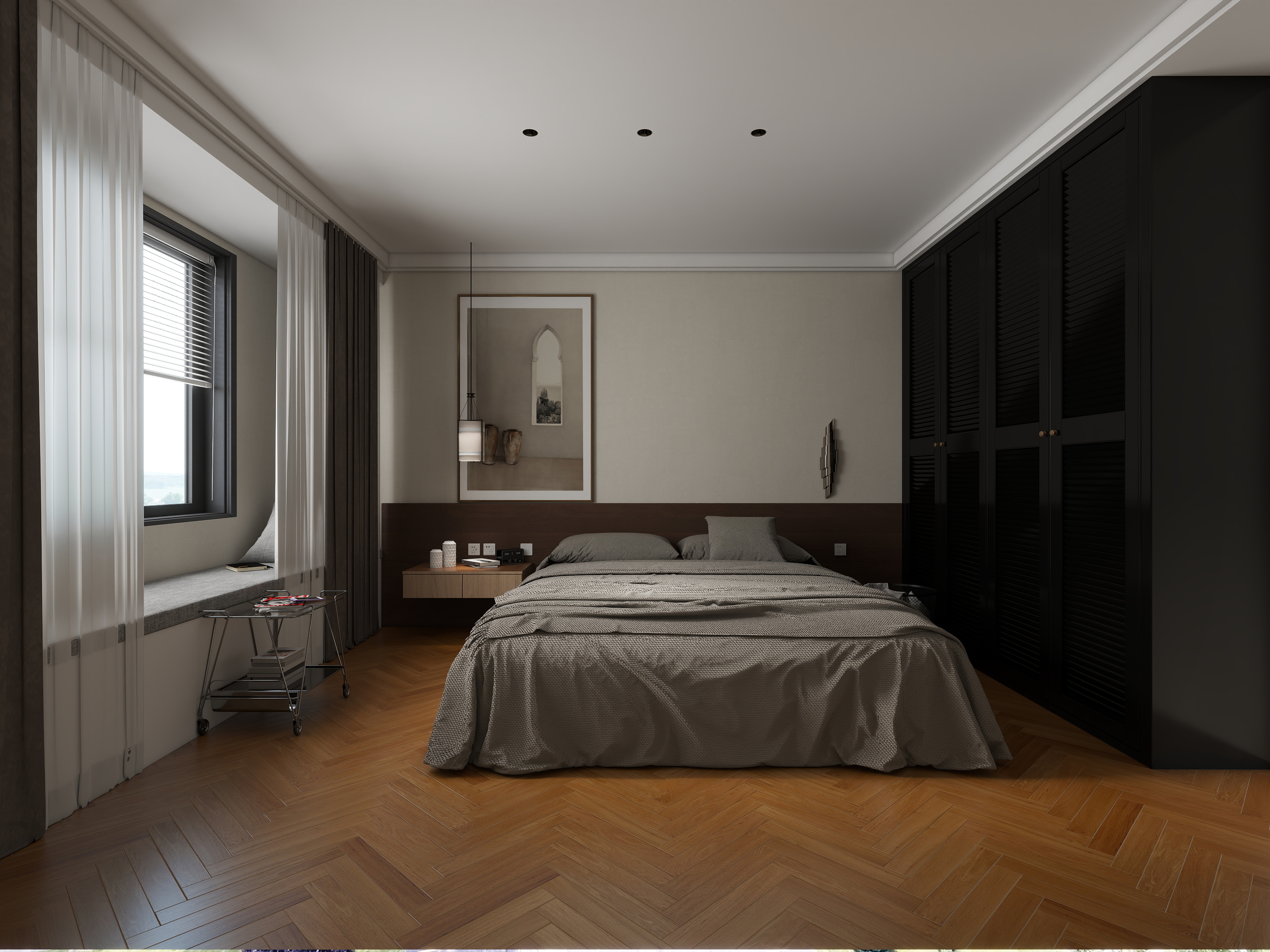 设计师刘子恒-中古风+插叙风-装修设计方案