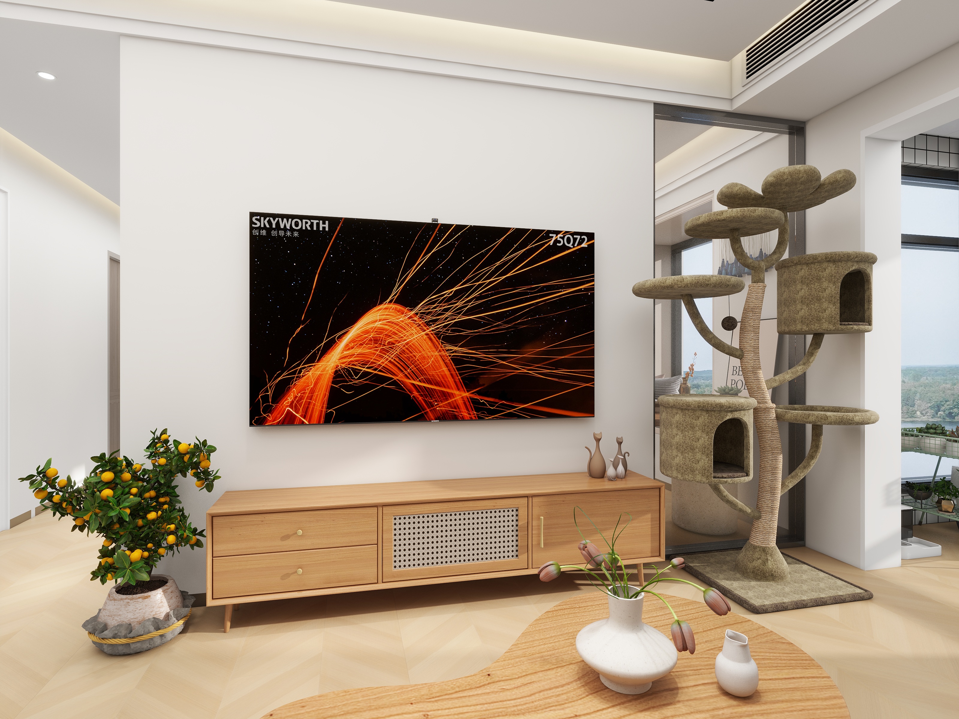 海德公园81㎡2室-装修设计方案