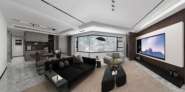 大屋饰家L-K建发天玺14-2-1801-C-2-装修设计方案