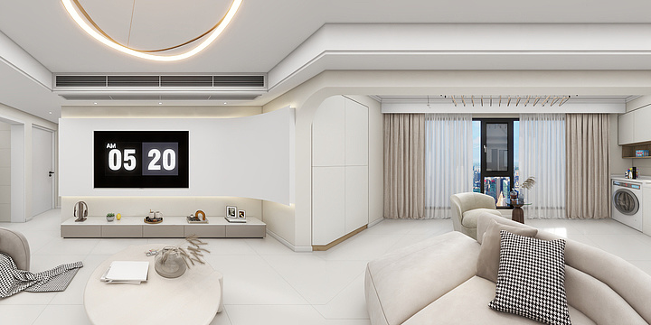 乐乐0314-龙湖郡王先生雅居-装修设计方案