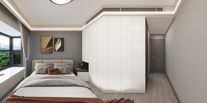 金戈祭心-榭丽花园39-504效果图-装修设计方案