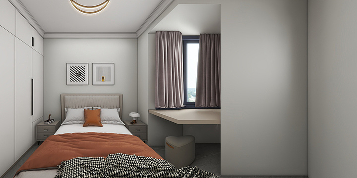 蒙面大侠少颗牙-时代广场黄总雅居-装修设计方案