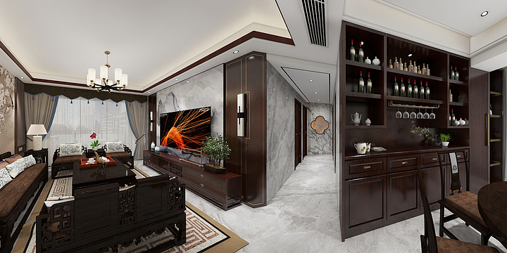 设计师罗先森-张总福宅-装修设计方案