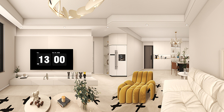 今天又画图了-3.4新浦-装修设计方案