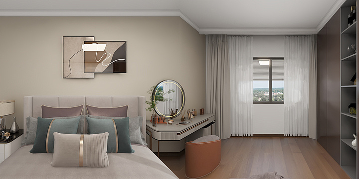 子非设计胡工-煤炭局宿舍唐总雅居-装修设计方案