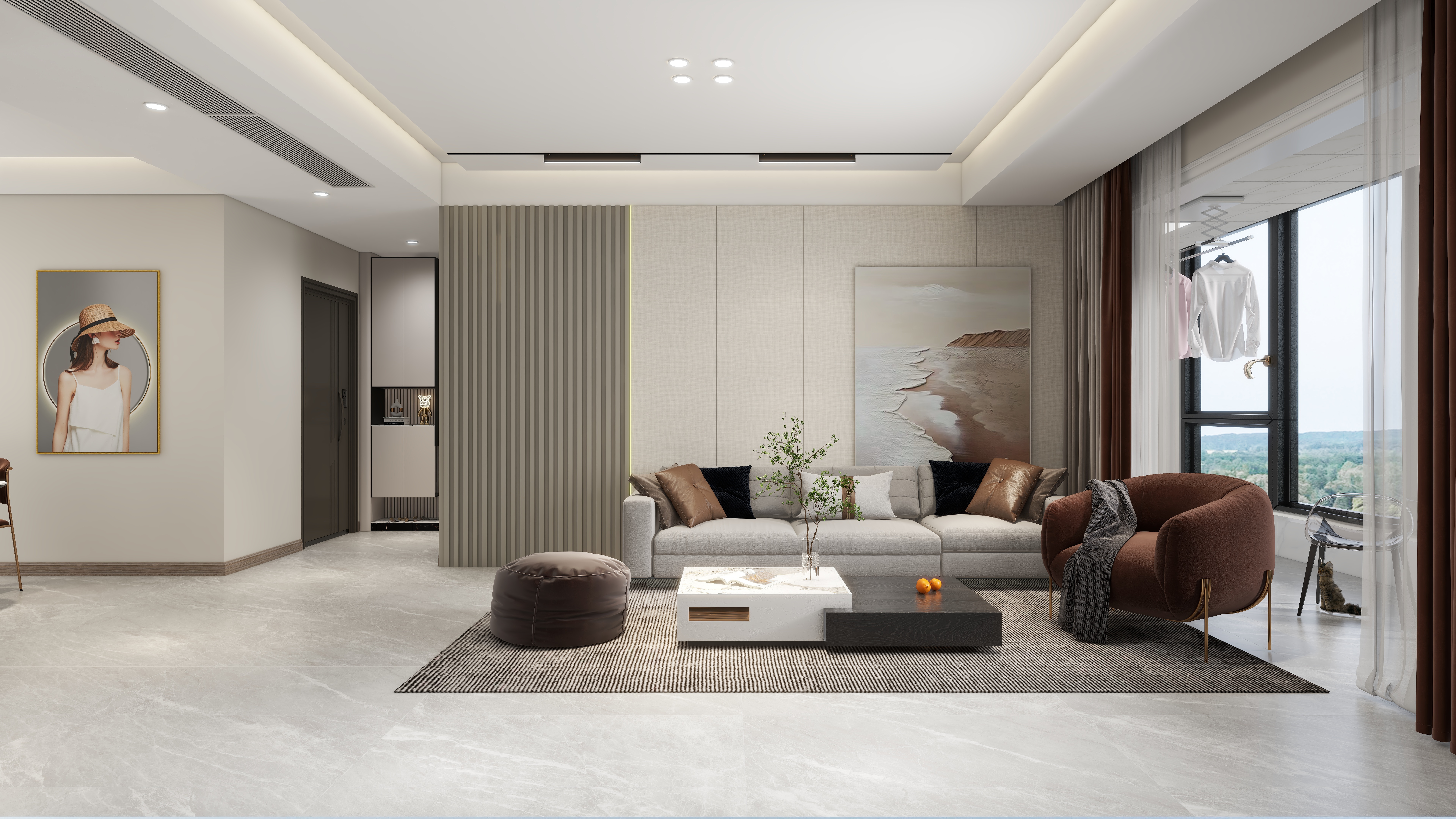 上海华锋国际设计工作室李锋-126㎡3室-装修设计方案