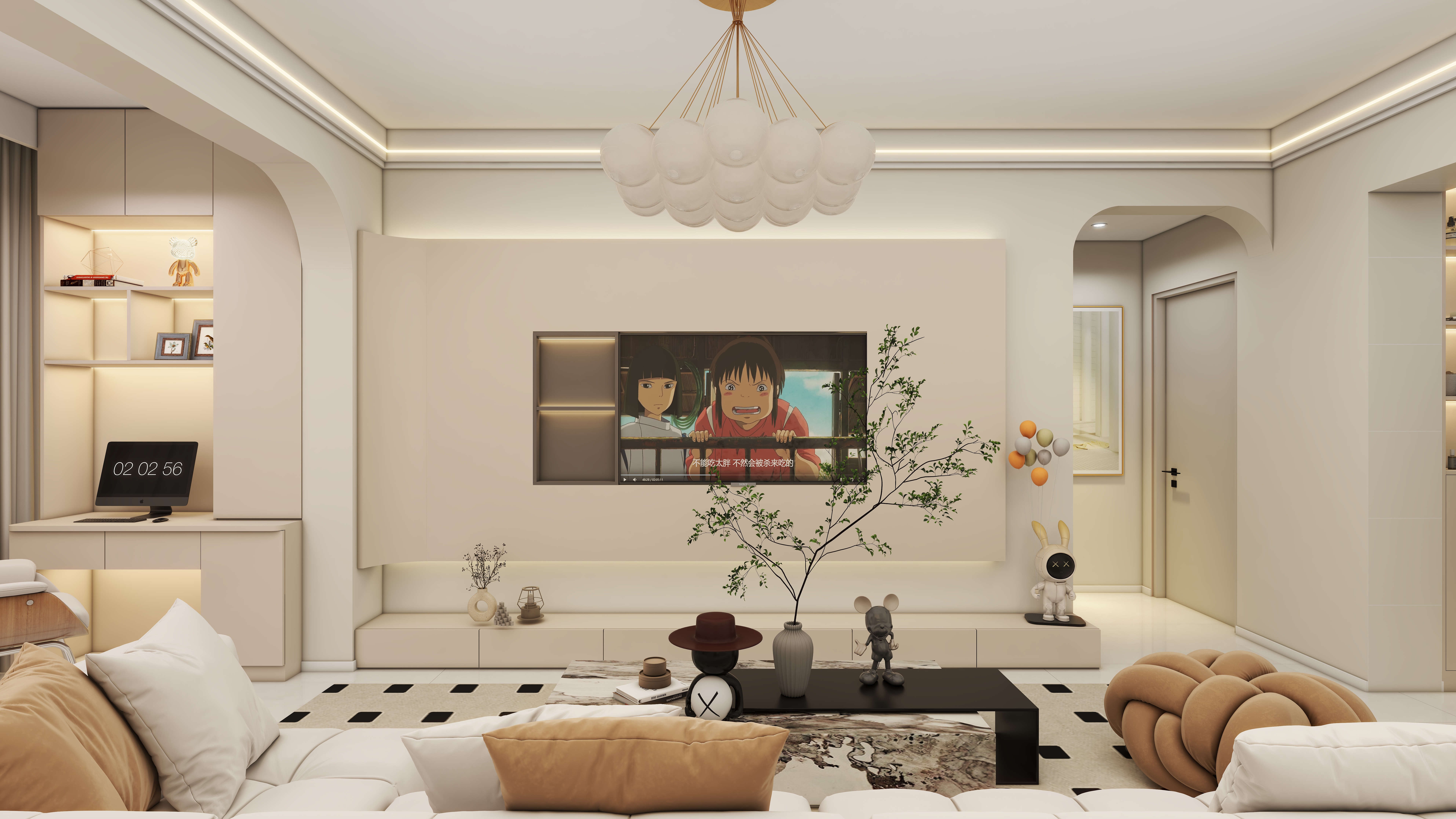 Mr.和-设计-奶油风-装修设计方案