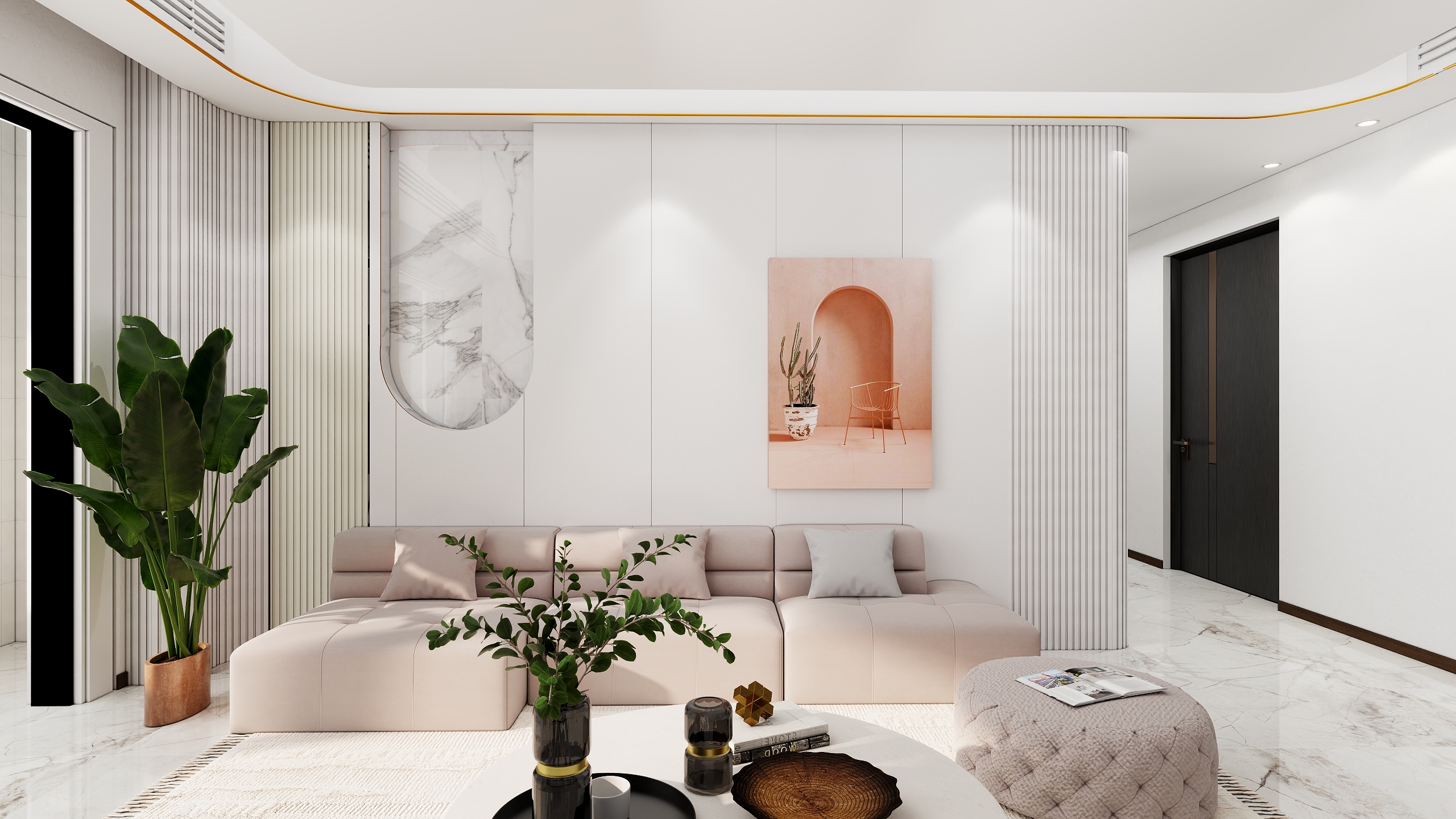 --张张----建业尊府大平方   浅色轻奢-装修设计方案