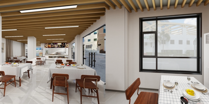 space亮-综合餐饮-装修设计方案