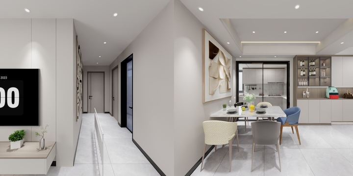 欧斯漫门窗-梁-柏亚滨江城.-祝继平-3室2厅1厨1卫--装修设计方案